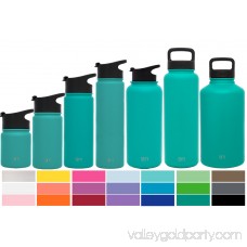 Simple Modern 40oz Summit Water Bottle + Extra Lid - Vacuum Sealed Wide Mouth 1.2 Liters Leak Proof 18/8 Stainless Steel Flask - Purple Hydro Travel Mug - Lilac 567923472